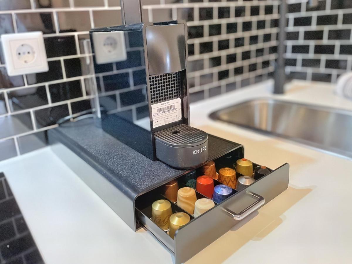 Milpau Recklinghausen1 - Modernes Und Zentrales Premium-Apartment Mit Queensize-Bett, Netflix, Nespresso, Smart-Tv Und Privatparkplatz Eksteriør billede